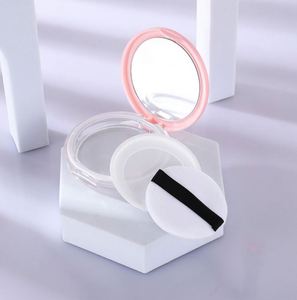 High Quality Customized 5G Ultra-Thin Mirror Convenient Empty Powder Box <b>Elastic</b> Mesh Mini <b>Belt</b> Plush Glass Bottles Loose Powder - Product Image 3