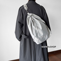 Sac à dos unisexe en jean imperméable, style coréen, simple, tendance et personnalisé, convertible en sac seau à bandoulière