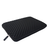 Sac d'ordinateur portable de voyage à rembourrage de diamant 13 13.3 pouces sac en néoprène pour ordinateur portable