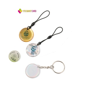 Porte-clés en époxy NFC avec puce RFID intelligente réinscriptible de haute qualité YTS, personnalisable, 213/215/216, petit pendentif - Product Image 2