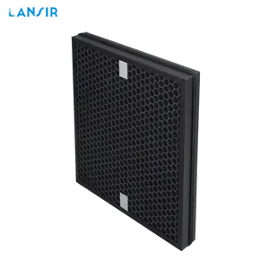 Lansir AC4158 AC4158/00 HEPA and Activated Carbon 2-in-1 Compound Filter Replacement For Philips Air Purifier AC4080/10