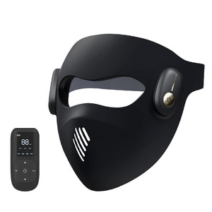 Masque de luminothérapie LED en silicone pour le soin de la peau, traitement de l'acné infrarouge pour le visage et le cou, utilisation à domicile, rajeunissement de la peau, masque facial - Product Image 1