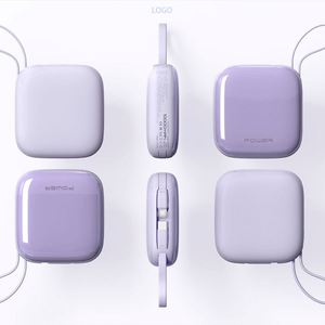 Batería Externa Pps de 10000 mAh de Alta Capacidad, Diseño Compacto, Carga Súper Rápida de 35 W, Portátil, de PVC y Polímero de Litio, con Cable Doble - Product Image 5