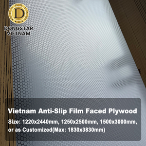 Vietnam Premium Hexagon Anti-Slip Film Faced Plywood Reusable WBP Phenolic Plywood for <b>Trailer</b> <b>Floor</b> - Product Image 3