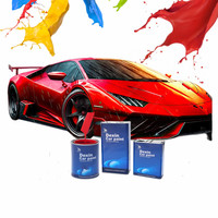 Peinture automobile Dexin à haute brillance, vernis, apprêt acrylique transparent, revêtement liquide, application par pulvérisation, réparation de carrosserie automobile, 1L/3.75L