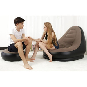 Sofá inflable plegable con bomba eléctrica, muebles de sofá - Product Image 5