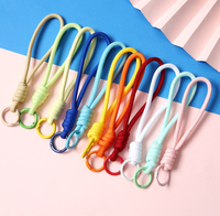 Dragonne détachable colorée en paracorde, ouvrable, avec anneau de fixation pour téléphone portable, clés, sac à dos, couteau et porte-clés