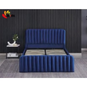 Camas Modernas Nórdicas de Tela con Estructura de Madera Tapizadas para el Hogar, Tamaños King y Queen, Venta al por Mayor - Product Image 4