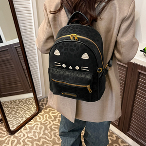 Sacs à dos pour femmes Sacs pour filles Sac Fashion Women Mini Backpack Ladies Small Luxury Print PU Cartoon Zipper Women's Backpack - Product Image 4