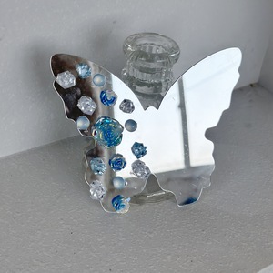 Honey And Sweetness Cake Decoration Butterfly <b>Mirror</b> Acrylic Cake Topper Birthday Valentine's Day Qixi Festival Ins Style - Product Image 2