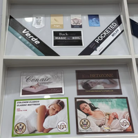 Étiquettes de matelas imprimées en tissu organique, style européen - Conception personnalisée pour les marchés internationaux, microfibre résistante à l'eau