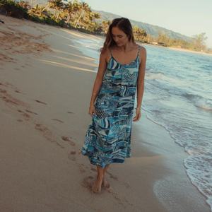 Chemises et robes longues à impression par sublimation, taille plus, style tropical hawaïen personnalisé - Product Image 4