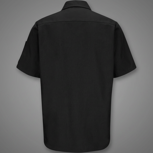 เสื้อเชิ้ตทำงานแขนสั้นผ้าริปสตอปทรงคอกลมสำหรับผู้ชาย รุ่น SY20 ของ Custom VF Imagewear - Product Image 3