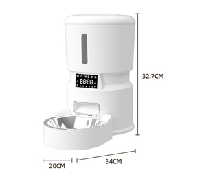 Mangeoire pour animaux de compagnie 4L automatique quantitative électrique intelligente alimentation tout-en-un chat et chien Machine d'alimentation - Product Image 4