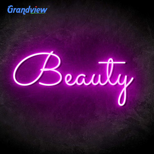 Dropshipping, letrero de neón hecho a mano, luz de neón Led rosa fuerte para decoración de pared, letreros de neón de belleza - Product Image 6