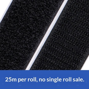 Cinta Adhesiva de Gancho y Bucle al por Mayor, Mosquitera Autoadhesiva <span class=keywords><strong>para</strong></span> <span class=keywords><strong>Puertas</strong></span>, de Poliéster/Nylon de Doble Cara, Cinta Fuerte - Product Image 3
