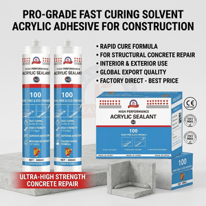 Mastic et mastic acrylique monocomposant imperméable et peignable pour fenêtres et portes, séchage rapide, pour peintres - Product Image 4