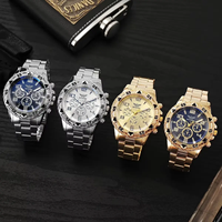 Montres Homme de Marque de Luxe pour la Mode Masculine, Montre-Bracelet Simple et de Haute Qualité, en Acier Inoxydable, Affaires, Sport, pour Homme