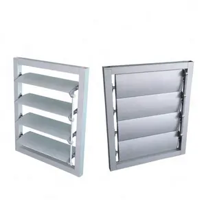 Most fashional aluminium automatic louvers for sun adjustable and wall decoration