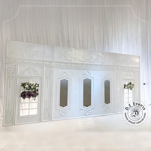 Sự kiện PVC nền trắng đứng lớn Bảng điều khiển sân khấu Wedding party trang trí Backdrop - Product Image 1