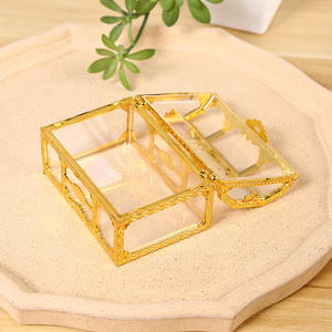 Boîte à <span class=keywords><strong>dragées</strong></span> en plastique, boîte à bonbons, boîte à sucre dorée argentée, boîte à amandes, boîte cadeau <span class=keywords><strong>pour</strong></span> fête, <span class=keywords><strong>mariage</strong></span>, baptême, anniversaire - Product Image 3