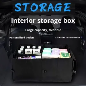 Organizador de <span class=keywords><strong>Maletero</strong></span> de <span class=keywords><strong>Coche</strong></span> Plegable de Gran Capacidad, de Poliéster, para Viajes y Actividades al Aire Libre, <span class=keywords><strong>Caja</strong></span> de Almacenamiento para Camping y Accesorios de <span class=keywords><strong>Coche</strong></span> - Product Image 3