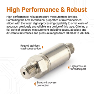 Sensor de Silicio Micromecanizado de Alta Precisión con Cuerpo de Acero Inoxidable 316L y Procesamiento Digital - Product Image 2