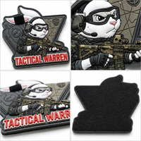 Patchs 3D personnalisés en PVC et caoutchouc 12 signes du zodiaque lapin bétail dessin animé pour insigne tactique vêtements sac à dos livraison express