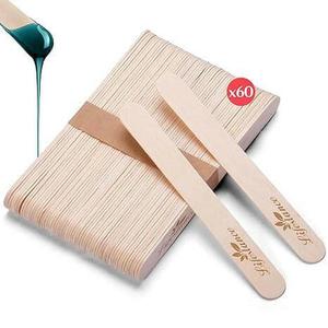 Lifestance - Palitos Aplicadores de Cera de Madera de Abedul Desechables, para Manicura, Cuidado Facial y Corporal, Doble Uso, Doble Cabeza, Diseño Simple - Product Image 1