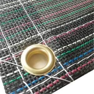 Lona de malla de camión recubierta de PVC a precio de fábrica al por mayor para <span class=keywords><strong>remolque</strong></span> volquete, lona de malla multicolor tamaño personalizado - Product Image 4