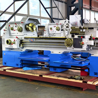Torno Horizontal Manual Hua Hai CA6150 de 2000mm, Servicio Mediano, 220V, Nuevo, para Corte de Metal de Precisión, 4 Estaciones de Herramientas, Cono de Husillo MT6