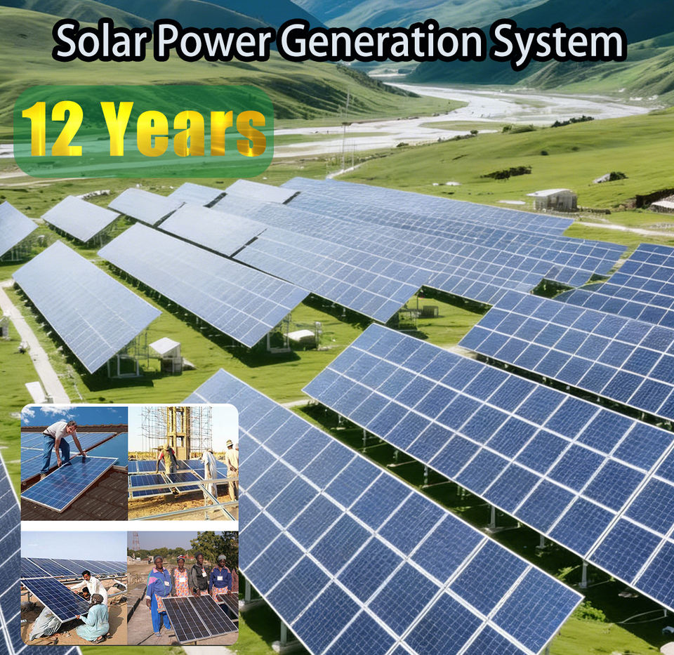 Utility-Scale Solar PV Power Generation System 100kW 500kW 1MW Complete ...