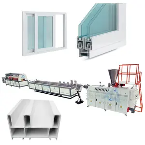 PVC Window Door UPVC Profile Extrusion Machine Pvc Profile Making Machine Plastic Extruders