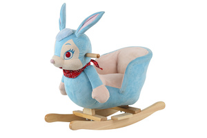 Fauteuil à <span class=keywords><strong>bascule</strong></span> en peluche en gros, chaise à <span class=keywords><strong>bascule</strong></span> en bois en forme de <span class=keywords><strong>cygne</strong></span> pour bébé - Product Image 6