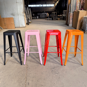 Chaises de bar industrielles en gros, style contemporain, pour intérieur et extérieur, en métal et fer, type <span class=keywords><strong>Tolix</strong></span>, pour salle à manger - Product Image 4