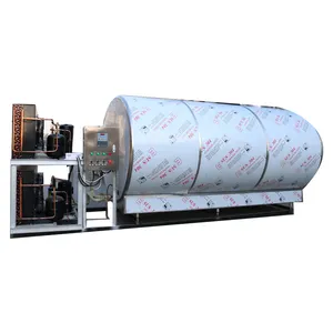 Milk Cooling Tank 500 Liters Yogurt Making Machine Industries Stainless Steel Tankers Yoghurt Production Line