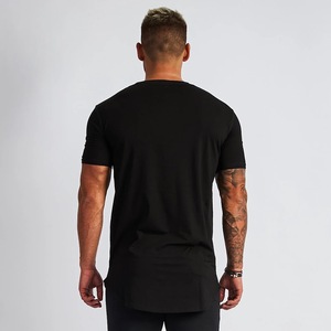 Magliette da ginnastica con Logo personalizzato all'ingrosso per uomo 90% Poly allenamento sportivo da corsa semplice Casual t-shirt in bianco per lo <span class=keywords><strong>sport</strong></span> - Product Image 3
