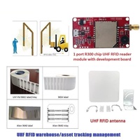 Módulo Lector RFID UHF R300, Material ABS YND, Largo Alcance 1-15m, 860-960MHz, Protocolo ISO 18000-6B, Compatible con Red 4G y Raspberry Pi