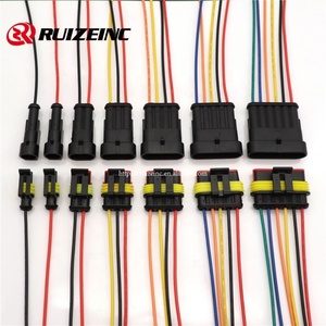2 3 4 5 6 8-poliger wasserdichter elektrischer Stecker 2,5-Serie Schnell verriegelung kabelbaum 20-14AWG - Product Image 2