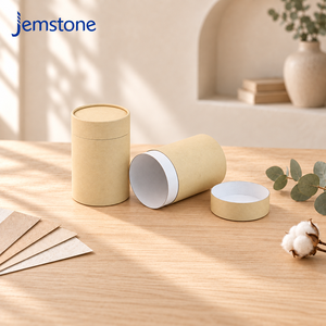 Customized Eco Friendly Kraft Paper Tube Packaging Box Food Loose Leaf Tea Flower Tea Cylinder Packaging Cosmetic Perfume Tube - Product Image 3