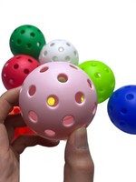 Approvisionnement direct usine – Balles de pickleball perforées multi-trous en plastique haute élasticité (40 mm, 74 mm, 90 mm) avec emballage en sac en filet