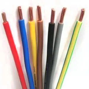 Cable eléctrico de cobre, cable aislado de PVC, cable de alimentación aislado de Pvc para uso doméstico, núcleo único, 16mm, 25mm, 35mm, 70mm