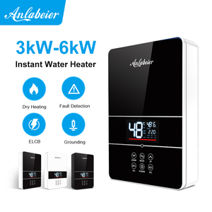 เครื่องทำน้ำอุ่นไฟฟ้าแบบทันที ไม่ใช้ถังเก็บน้ำ 220-240V 3000-6000W ควบคุมด้วยระบบสัมผัส IPX4 ให้ความร้อนเร็ว ประหยัดพลังงาน เหมาะสำหรับโรงแรมและครัวเรือน - Product Image 6