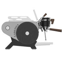 Máquina de Espresso Profesional de Grado Comercial con Doble Grupo, Caldera Doble, Presión de 9 Bares y Funciones Programables