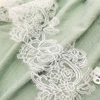 Fil de Soie de Poisson Tissé Dentelle Suisse Dentelle Française Galon de Mariage Robe de Mariée Bordure Robe de Femme Diadème de Mariage Conçus