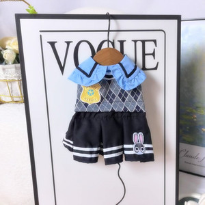 Robe pour animaux de compagnie style Rabbit Jk, Costume de cosplay léger d'été pour petits et moyens chiens, Bichon Frise, Pomeranian - Product Image 1