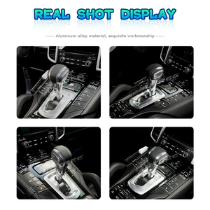 Gear Shift Knob For Porsche Cayenne 2011 2012 2013 2014 2015 2016 2017 Carbon Fiber Shift Lever Ball Head Modification Parts - Product Image 3