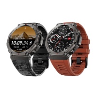 Reloj Inteligente Deportivo DM58 para Exteriores, Pantalla AMOLED de 1.43 Pulgadas, Llamadas por Bluetooth, Brújula, GPS, Resistente al Agua, Reloj Inteligente para Hombre