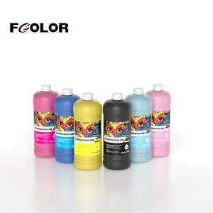 FCOLOR T-shirt transfert de chaleur 1000ML encre de sublimation pour DX5 5113 4720 grande Machine