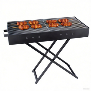 Parrilla de Carbón Plegable de Acero para Acampar al Aire Libre y Estufa para Asar con Ventilador y Rejilla - Product Image 4